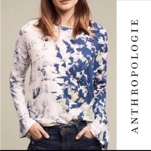 Anthropologie Akemi + Kin Swing Tee Graffiti Top 100% Cotton